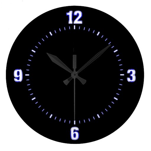 Plain Face Clocks, Plain Face Wall Clock Designs