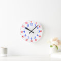 Easy read clock | Zazzle