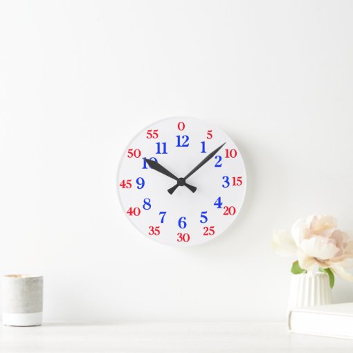 Easy read clock | Zazzle