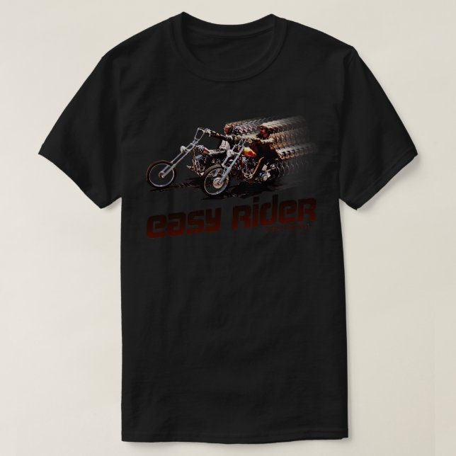 Easy Rider Born To Be Wild Speed Fade T-Shirt (Design Front)