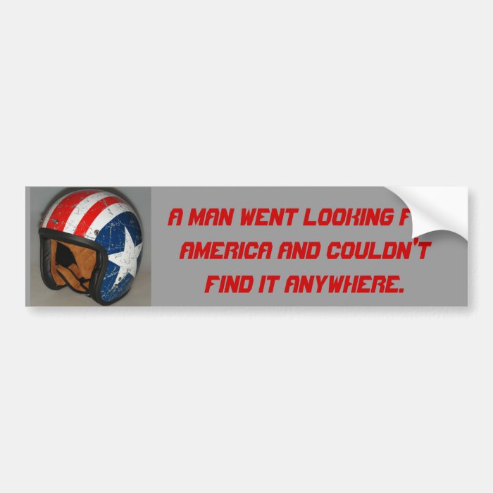 Easy Rider Captain America Looking For America Bumper Stickers