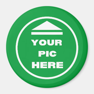 EASY! Round Magnet - Large, 3 Inch - Custom