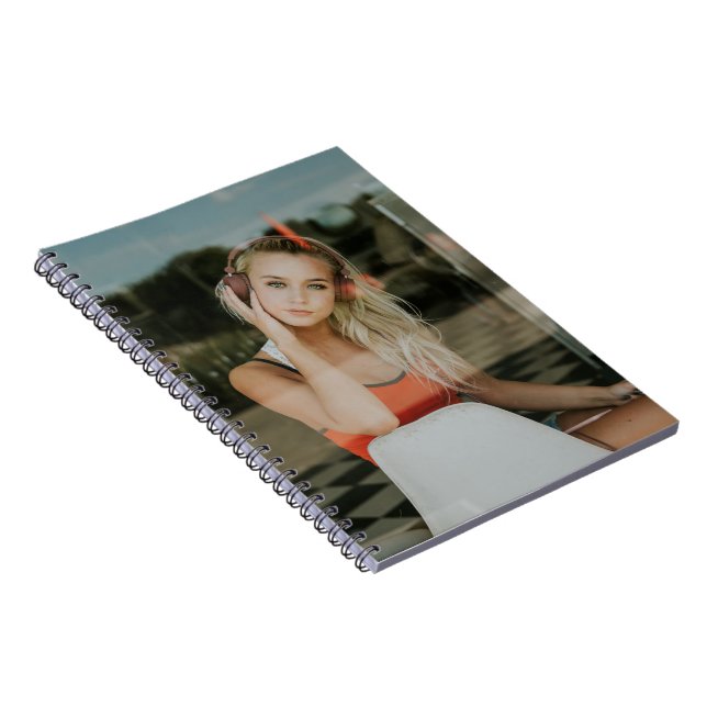 EASY!  Spiral Notebook - Personalized - Add Image (Right Side)