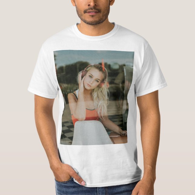 EASY!  T-Shirt - Personalized - Add your Image (Front)