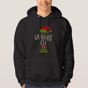 Easy The Hungry Elf Xmas Costume Family Group Chr Hoodie