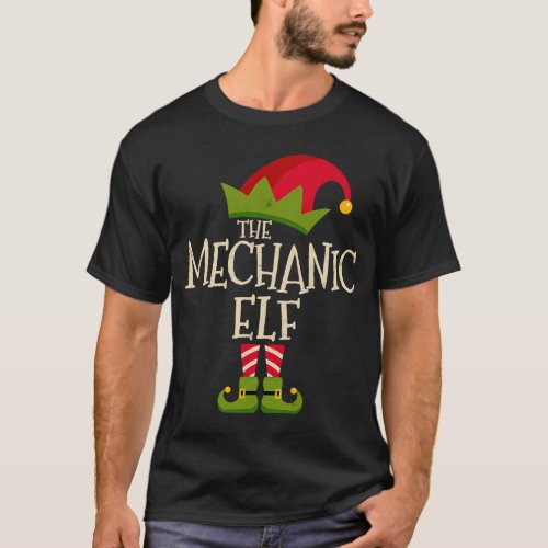 Easy The Mechanic Elf Costume Family Group  Christ T_Shirt