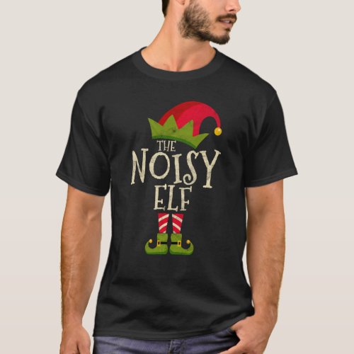 Easy The Noisy Elf Xmas Costume Family Group  Chri T_Shirt