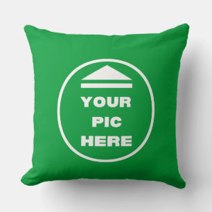 EASY! Throw Pillow Big 20"x20" Cotton -Customize