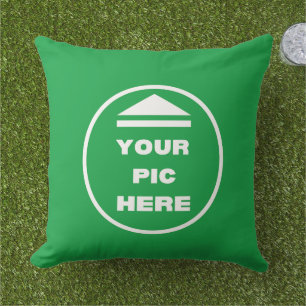 EASY! Throw Pillow Big 20"x20" Outdoor - Customize