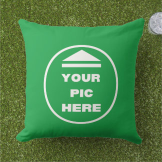 EASY! Throw Pillow Big 20"x20" Outdoor - Customize