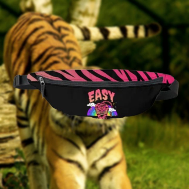 EASY Tiger Retro Rainbow Fanny Pack Tiger Stripes (Creator Uploaded)
