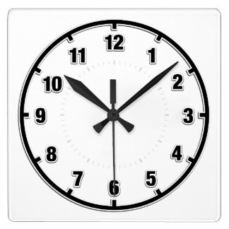 Easy To Read Wall Clocks | Zazzle