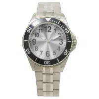 Easy to Read Watches for Seniors with BIG NUMBERS Zazzle
