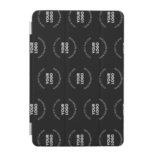 Easy to Replace Logo  Editable Text Pattern iPad Mini Cover