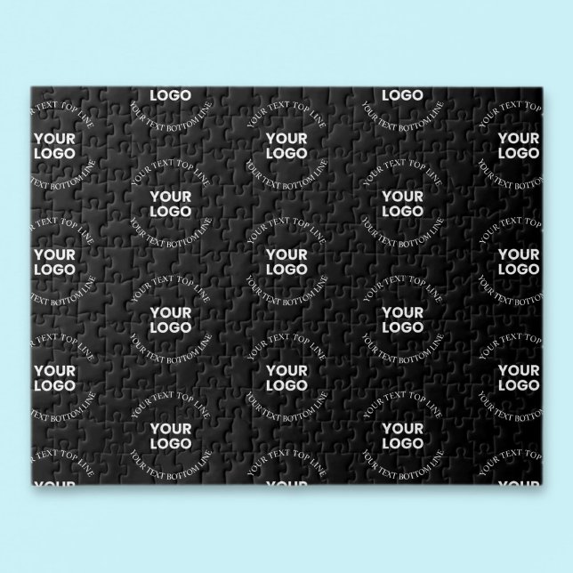 Easy to Replace Logo & Editable Text Pattern Jigsaw Puzzle (Creator Uploaded)