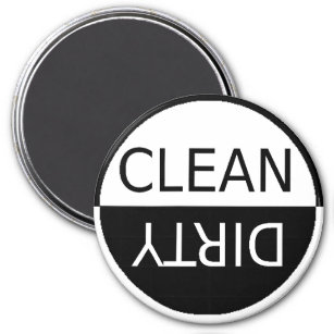 Easy To See CLEAN DIRTY Dishwasher Magnet