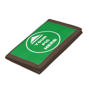 EASY! TriFold Nylon Wallet - Brown- Custom