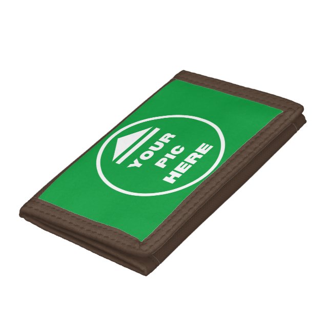 EASY! TriFold Nylon Wallet - Brown- Custom (Bottom)