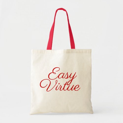 Easy Virtue T_Shirt Tote Bag
