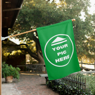 EASY! Weatherproof House Flag - Custom