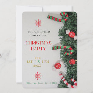 EASY! Work Christmas Party Invitation -Add Details