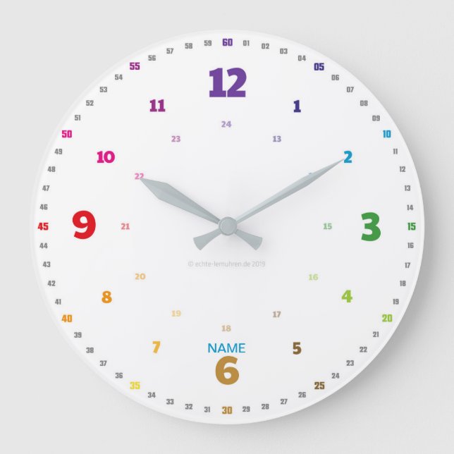 EasyRead Children's Clock Simple Design (Front)