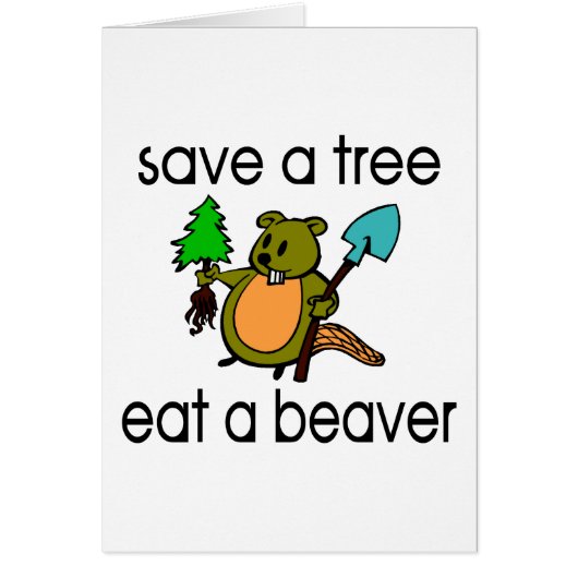 Eat A Beaver Cards (Front)