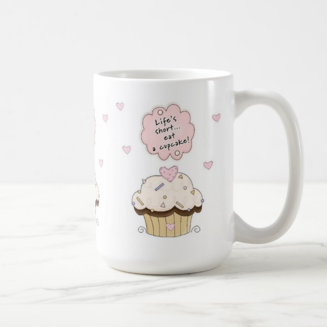 Eat A Cupcake Coffee Mug (Right)