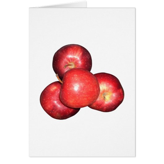 Eat an apple and go to bed cards (Front)