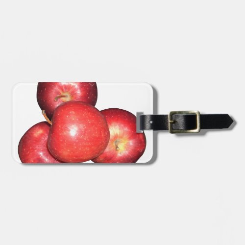 Eat an apple and go to bed luggage tag