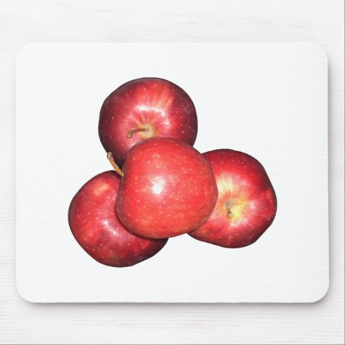 Eat an apple and go to bed mouse pad