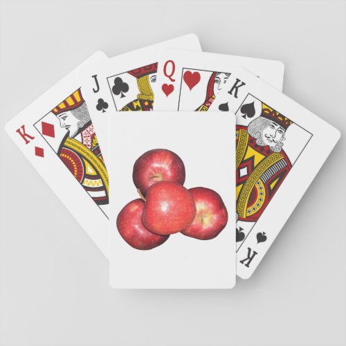 Eat an apple and go to bed poker cards