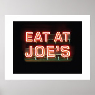 Eat at Joe's-Print Poster