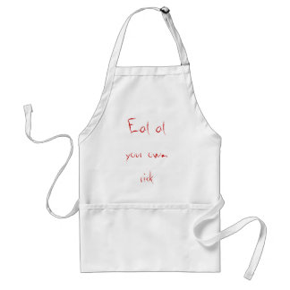Eat at your own risk adult apron