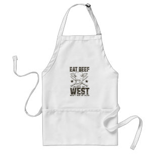Eat Beef Funny Gag Novelty Gifts Adult Apron