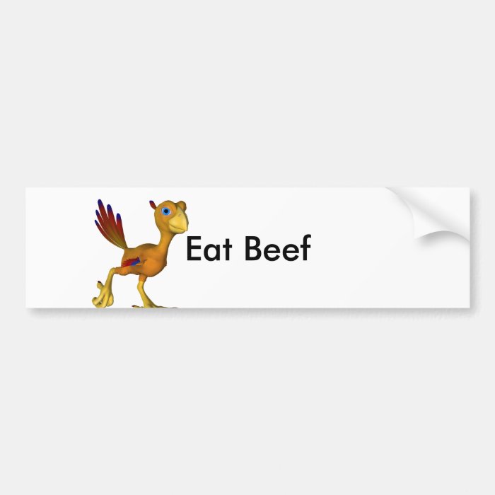 Eat Beef instead of turkey this year Bumper Sticker