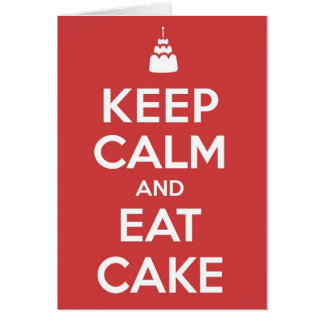 Eat Cake Cards