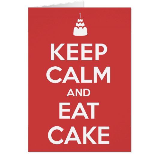 Eat Cake Cards (Front)
