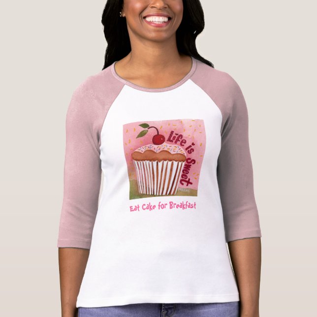 Eat Cake for Breakfast T-Shirt (Front)