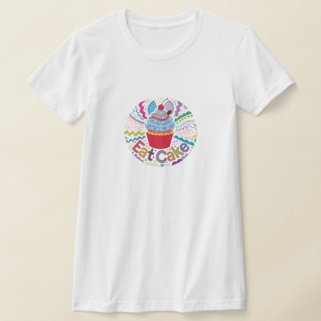 Eat Cake T-Shirt (Laydown)