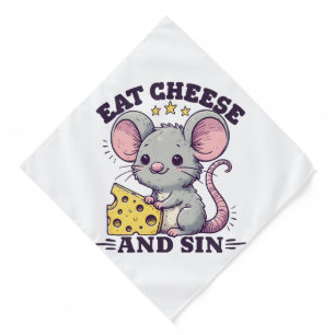 Eat Cheese And Sin Bandana