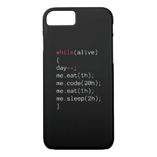 eat CODE eat sleep iPhone 8/7 Case