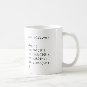 eat CODE eat sleep Coffee Mug