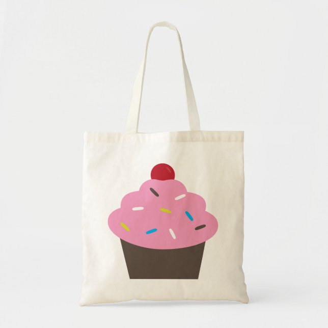 Eat Cupcake Tote Bag (Front)