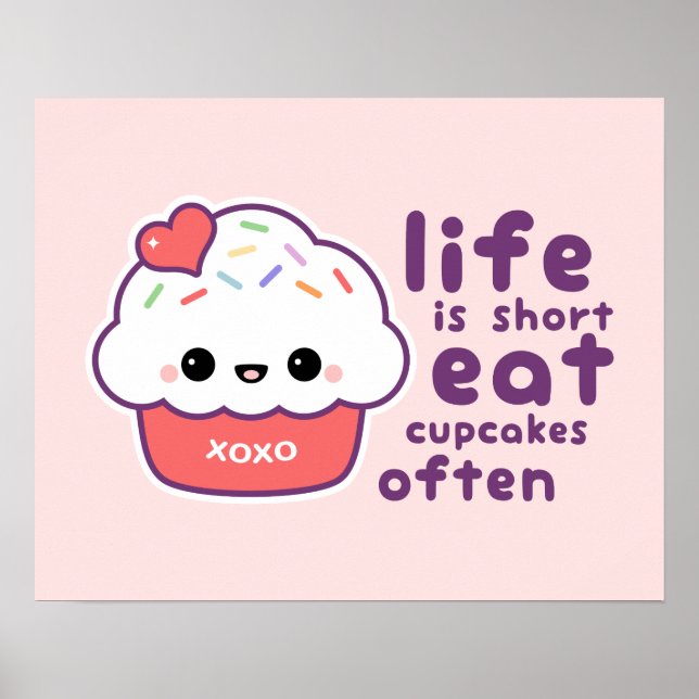 Eat Cupcakes Often Poster (Front)