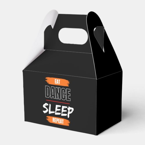 Eat Dance Sleep Repeat Favor Boxes