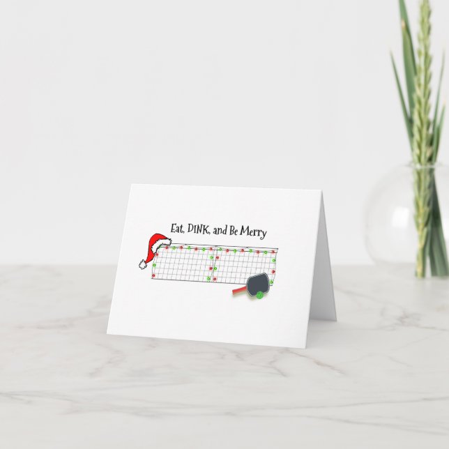 Eat, Dink, and Be Merry Card (Front)