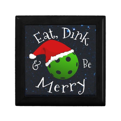Eat Dink and Be Merry Christmas Pickleball Gift Box