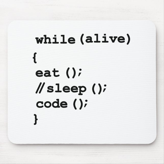 Eat, Don't Sleep, Code, Repeat. Funny Software Pro Mouse Pad (Front)