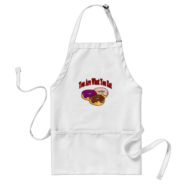 Eat Doughnuts Adult Apron (Front)